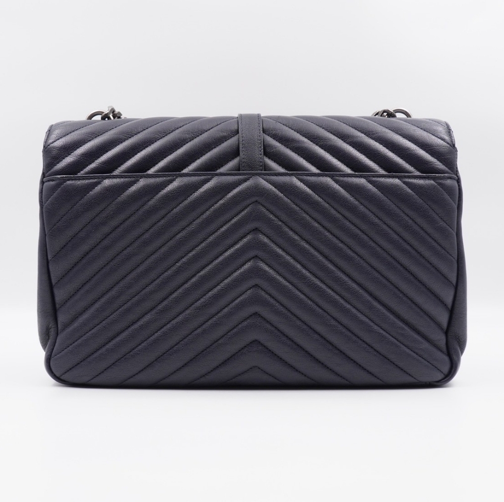 CE28 💟 Saint Laurent Leather College Large - Picture 3 of 16